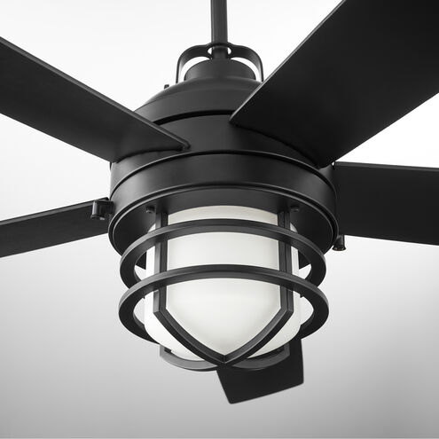 Niles 64 inch Matte Black Outdoor Ceiling Fan