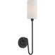 Charlotte 1 Light 4.75 inch Matte Black Wall Mount Wall Light