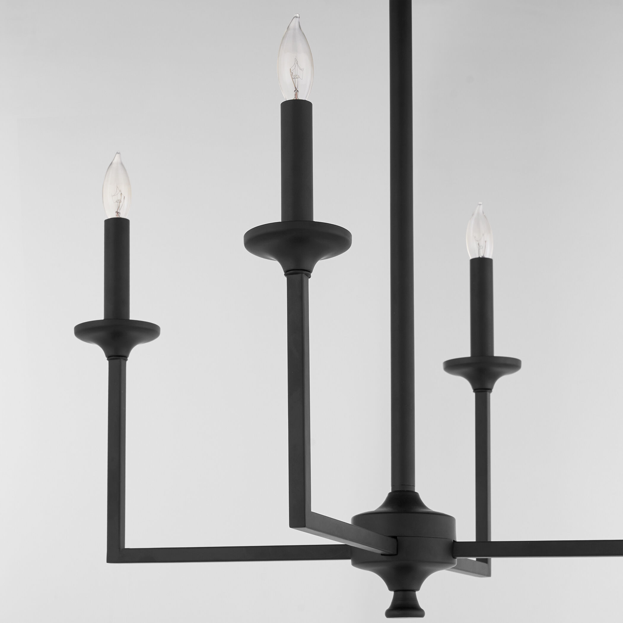Eldorado 4 Light 22 inch Matte Black Chandelier Ceiling Light