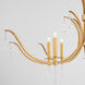 Majesty 8 Light 45 inch Gold Leaf Chandelier Ceiling Light
