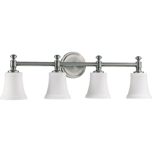 Rossington 4 Light 30 inch Satin Nickel Vanity Light Wall Light