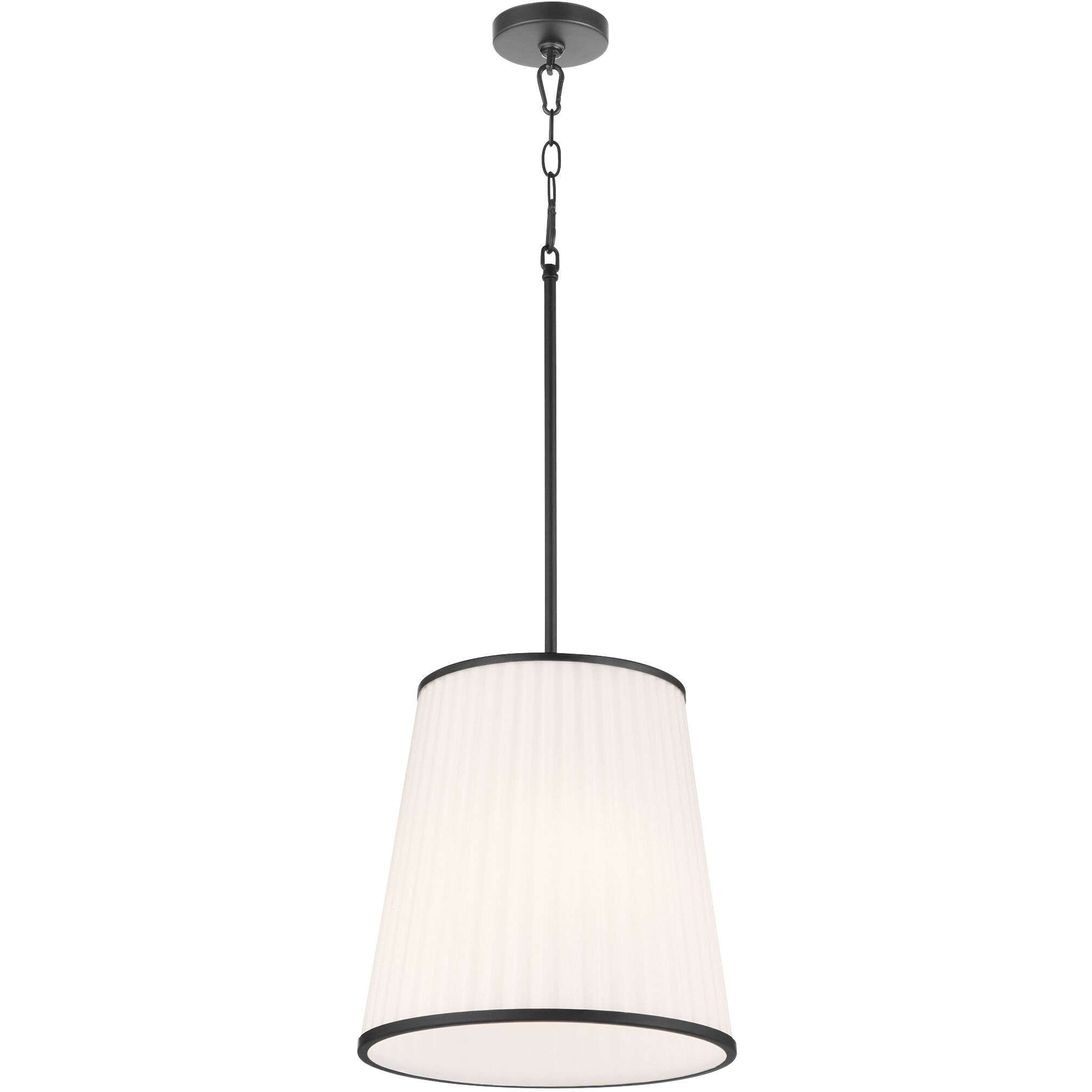 Marlon 3 Light 13.75 inch Matte Black Pendant Ceiling Light