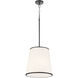 Marlon 3 Light 13.75 inch Matte Black Pendant Ceiling Light