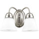Fort Worth 2 Light 12 inch Satin Nickel Wall Sconce Wall Light