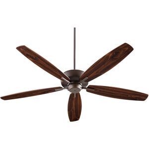 Breeze 60 inch Oiled Bronze with Dark Oak/Walnut Blades Ceiling Fan