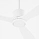 Portland 58 inch Studio White Patio Fan