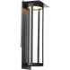 Abram 1 Light 24 inch Textured Black Outdoor Wall Lantern