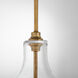 Tilbrook 1 Light 14 inch Brushed Brass Pendant Ceiling Light