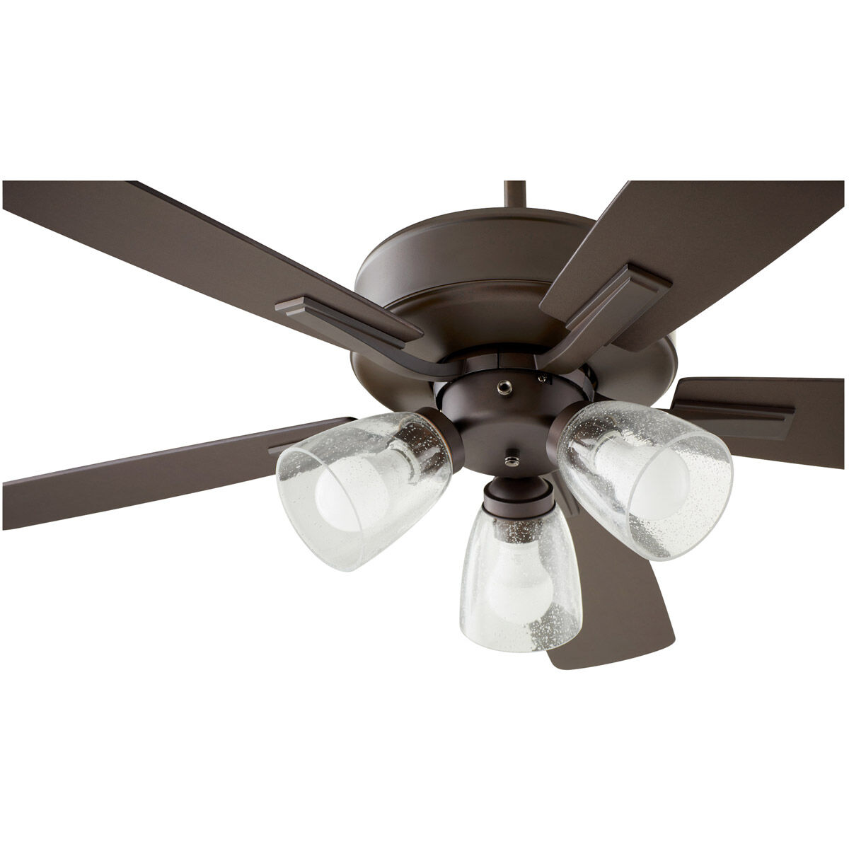 Ovation 52 inch Oiled Bronze with Oiled Bronze/Weathered Oak Blades Ceiling Fan