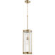 Fort Worth 1 Light 7 inch Aged Brass Mini Pendant Ceiling Light