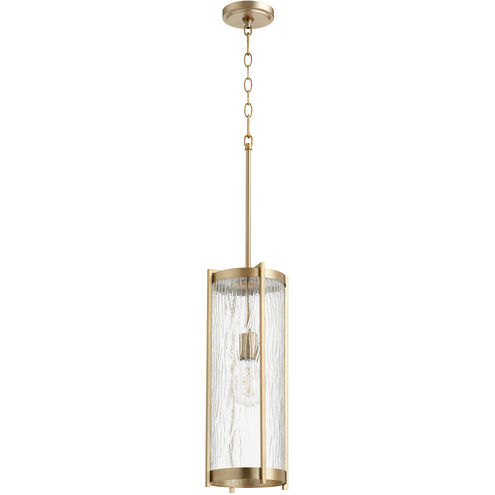 Fort Worth 1 Light 7 inch Aged Brass Mini Pendant Ceiling Light