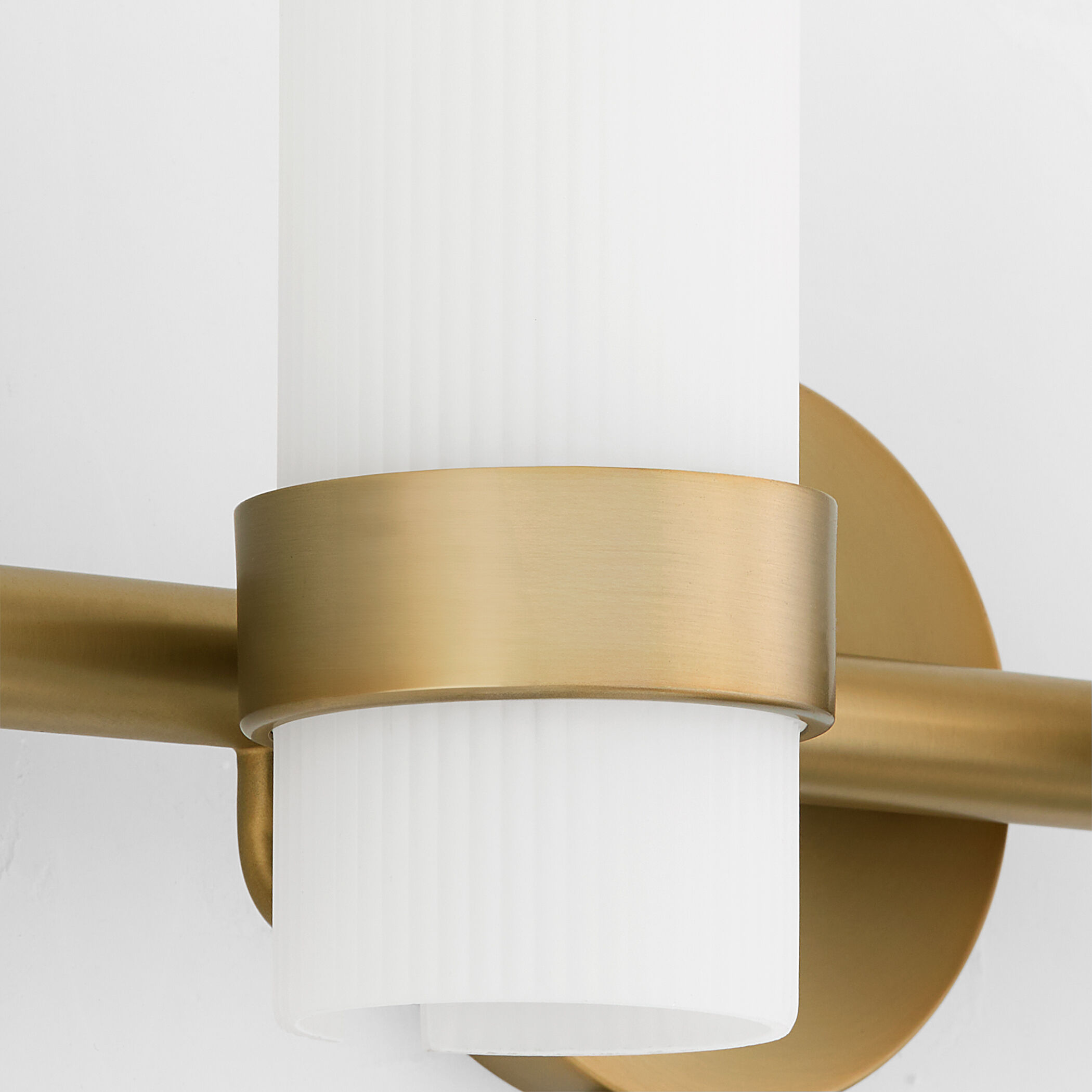 Sojourn 4 Light 32.75 inch Brushed Brass Vanity Light Wall Light