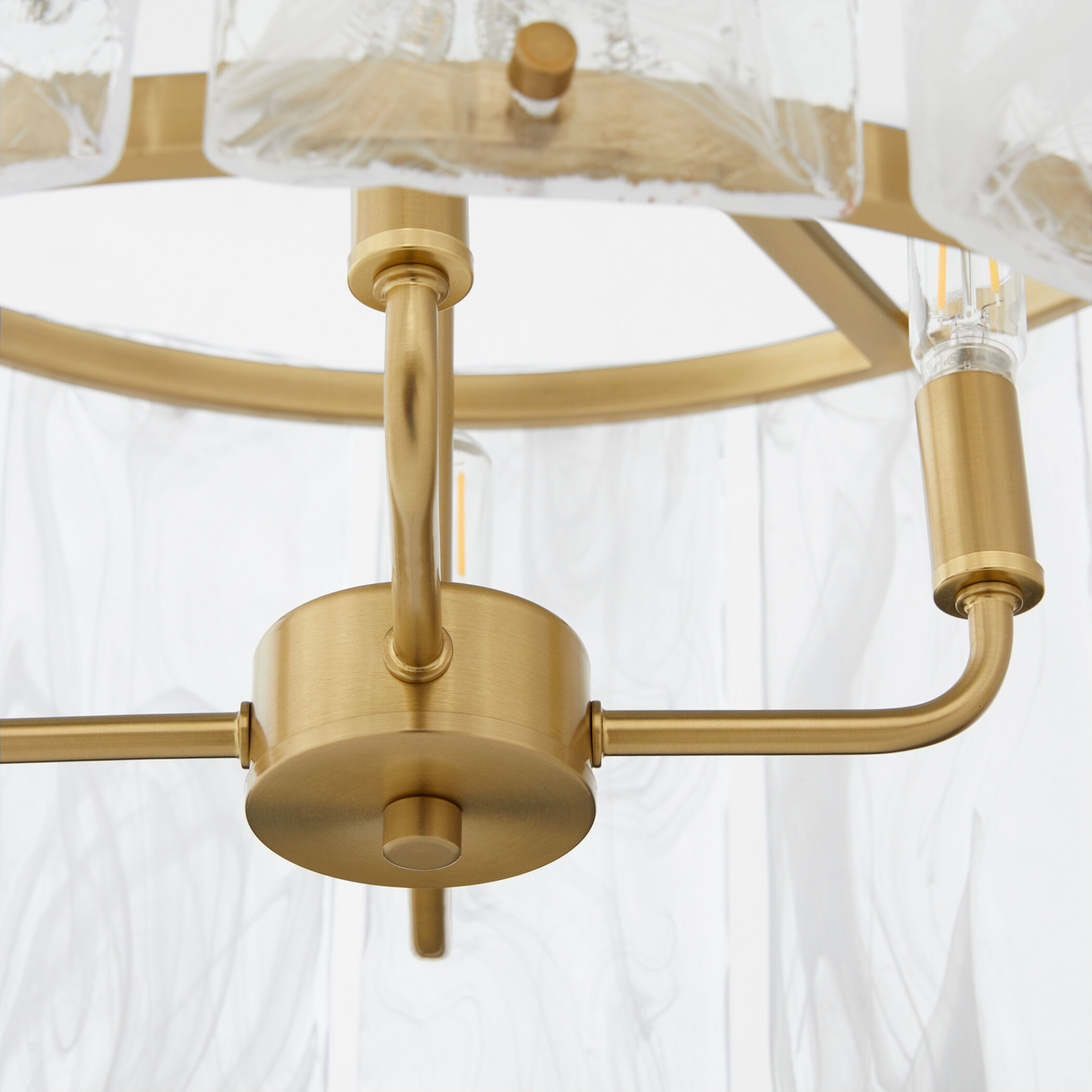 Prestige 4 Light 21 inch Aged Brass Pendant Ceiling Light