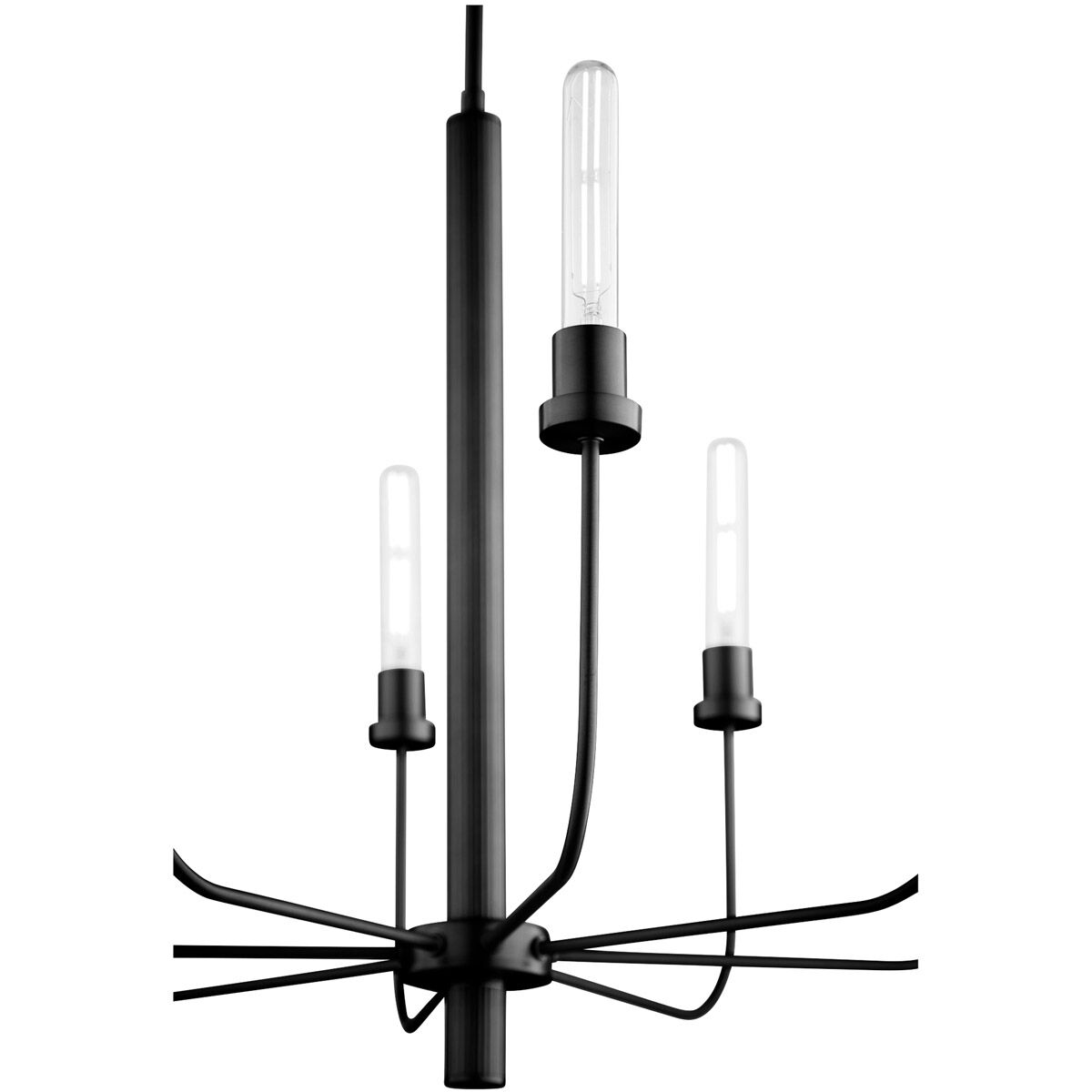 Sheridan 8 Light 28.5 inch Matte Black Chandelier Ceiling Light