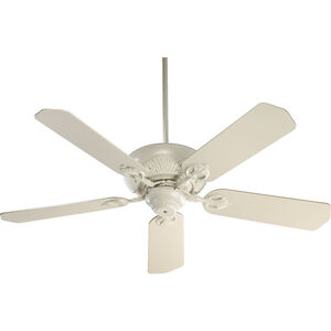 Chateaux 52 inch Antique White Ceiling Fan in Light Kit Not Included