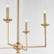 Eldorado 4 Light 22 inch Aged Brass Chandelier Ceiling Light