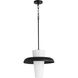 Mallory 1 Light 16 inch Matte Black Pendant Ceiling Light