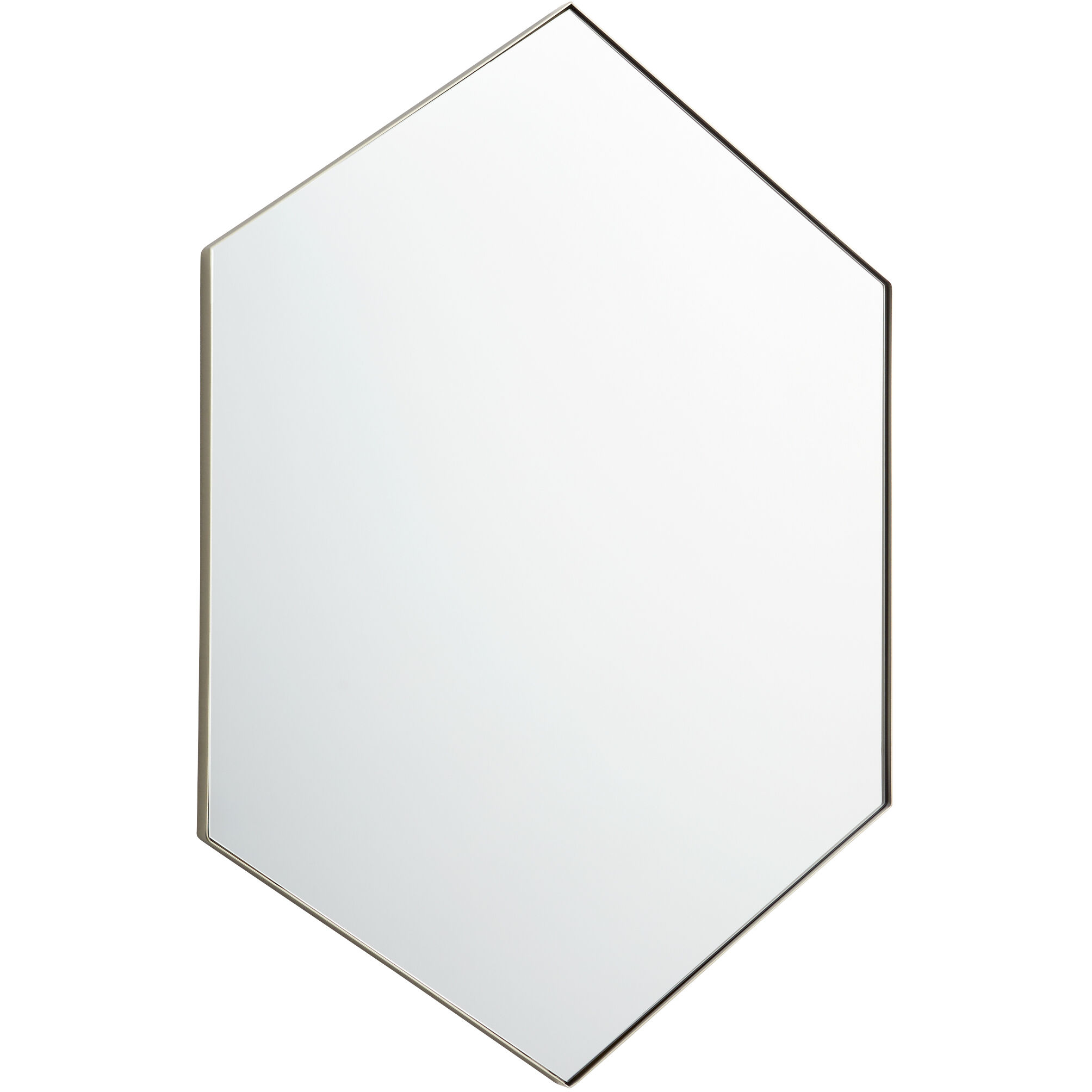 Hexagon 40.00 inch  X 28.25 inch Wall Mirror