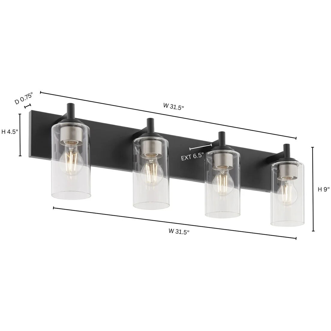 Matte black bathroom lights cheap
