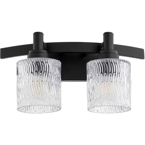 Stadium 2 Light 16 inch Noir Vanity Light Wall Light