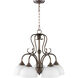 Powell 5 Light 22 inch Oiled Bronze Nook Chandelier Ceiling Light