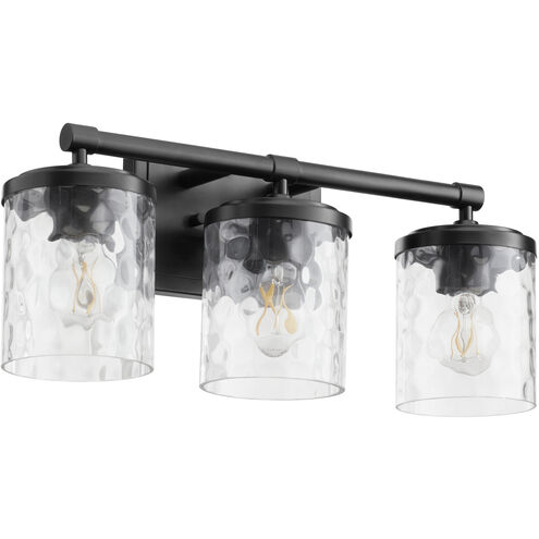 Starky 3 Light 20 inch Matte Black Vanity Light Wall Light