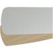 Breeze Silver/Weathered Oak 25 inch Set of 5 Fan Blades, Set of 5