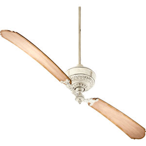Turner 68 inch Persian White with Distressed Weathered Pine Blades Ceiling Fan
