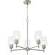 Wallinger 5 Light 24.5 inch Satin Nickel Chandelier Ceiling Light
