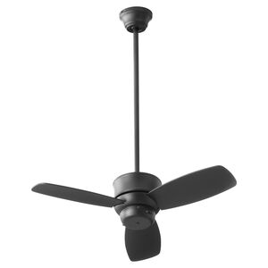 Gusto 32 inch Matte Black Ceiling Fan