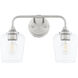 Raymond 2 Light 16 inch Satin Nickel Vanity Light Wall Light