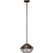 Hudson 1 Light 9.75 inch Oiled Bronze Outdoor Pendant