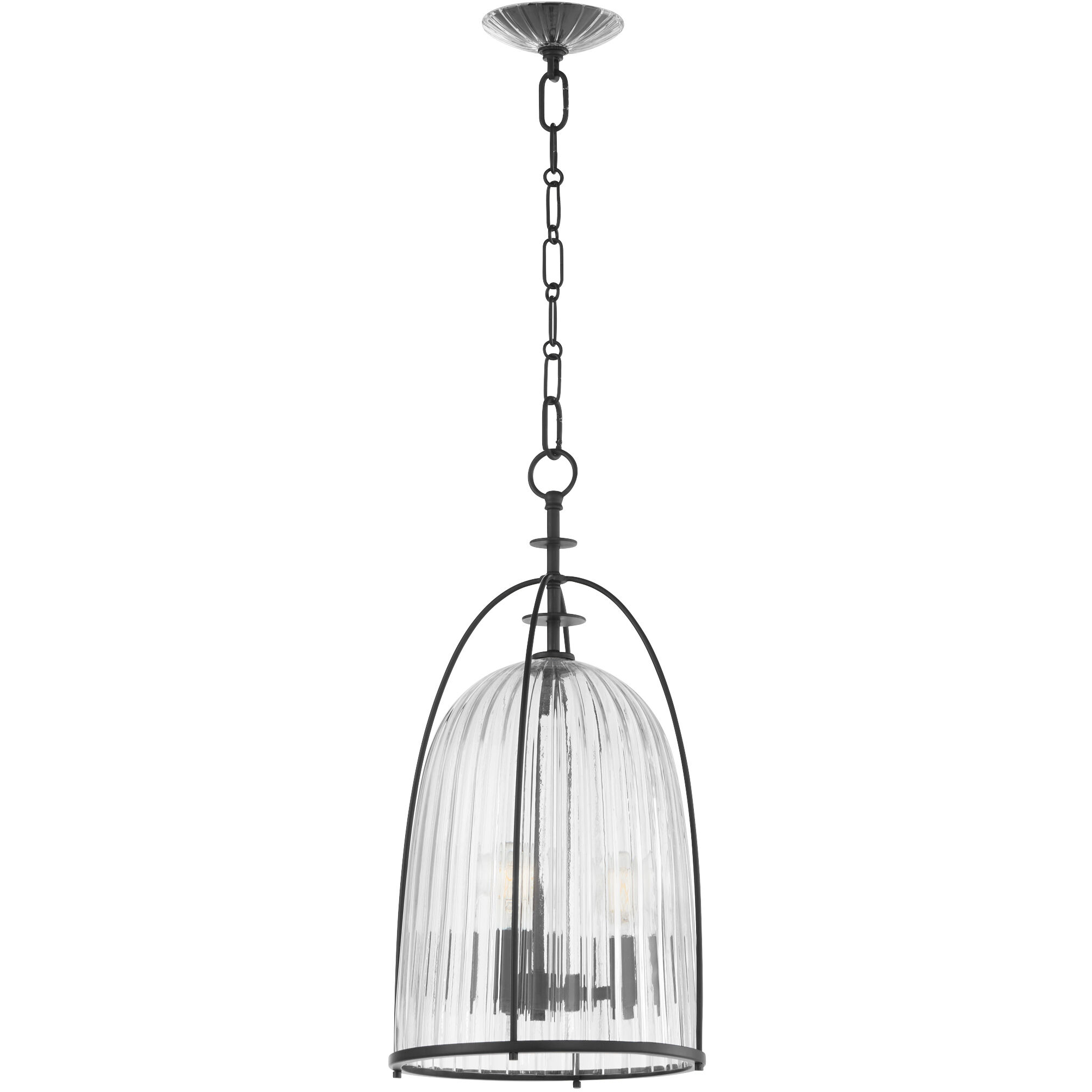 Alice 3 Light 11.25 inch Matte Black Pendant Ceiling Light