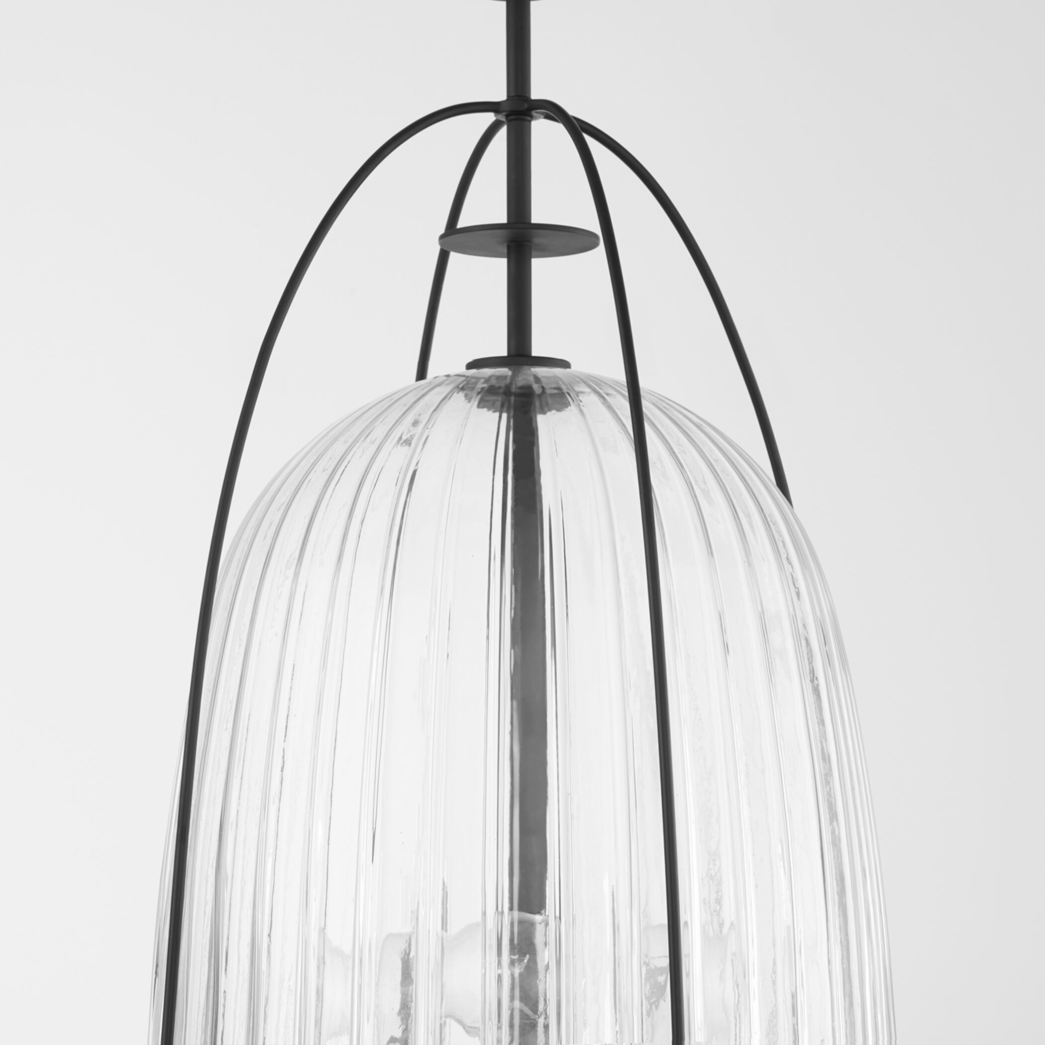 Alice 3 Light 15.5 inch Matte Black Pendant Ceiling Light