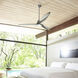 Kress 60 inch Satin Nickel Indoor Ceiling Fan
