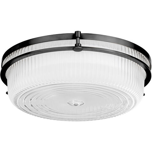 Emory 1 Light 14 inch Matte Black Flush Mount Ceiling Light