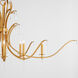 Majesty 8 Light 32 inch Gold Leaf Chandelier Ceiling Light