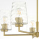 Goodwin 5 Light 27 inch Aged Brass Chandelier Ceiling Light