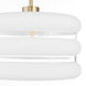Gillis 1 Light 16 inch Aged Brass Pendant Ceiling Light