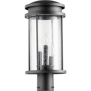 Hadley 3 Light 18 inch Noir Outdoor Post Lantern