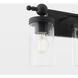 Lee Boulevard 3 Light 22 inch Matte Black Vanity Light Wall Light
