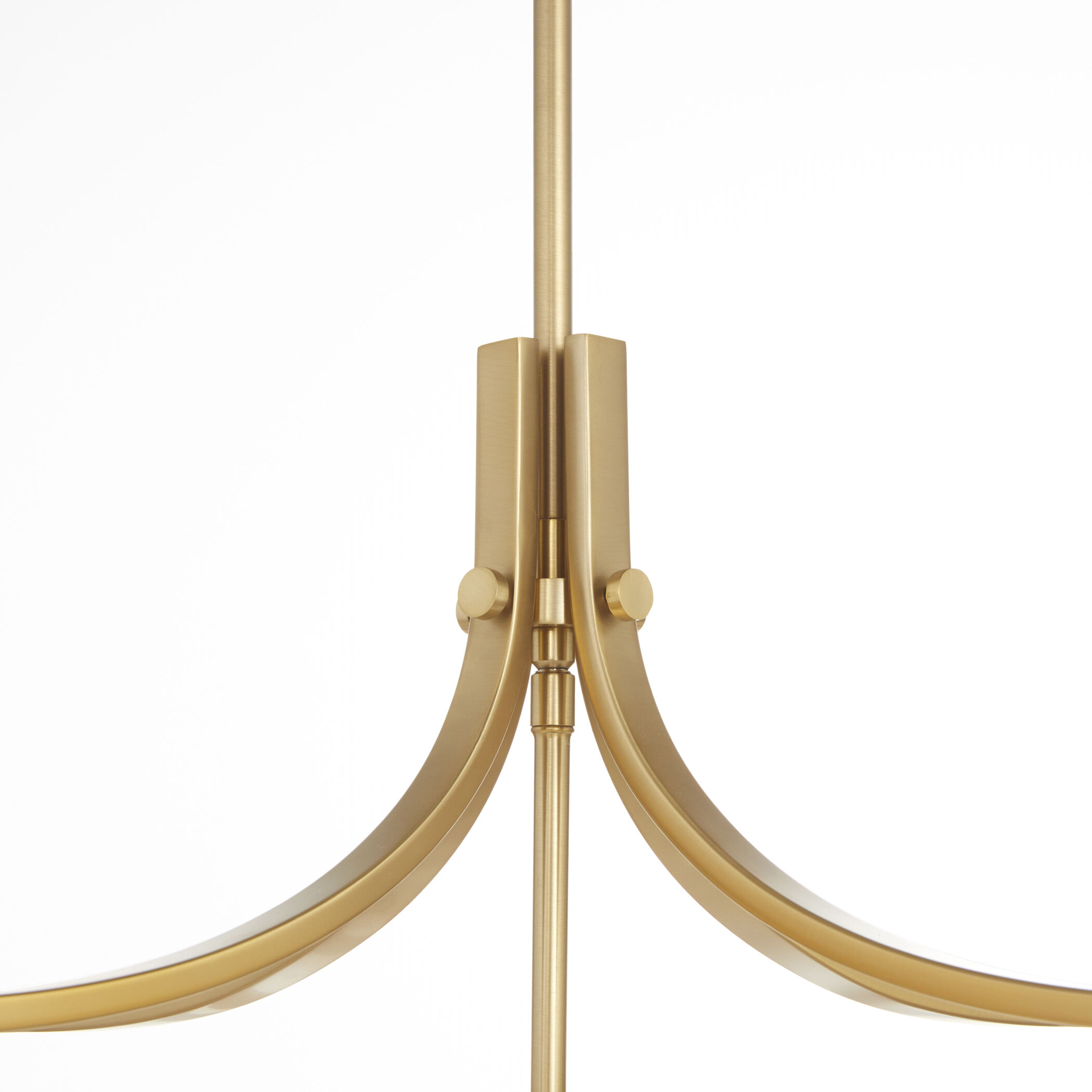 Mariposa 5 Light 28.5 inch Matte Black with Aged Brass Pendant Ceiling Light