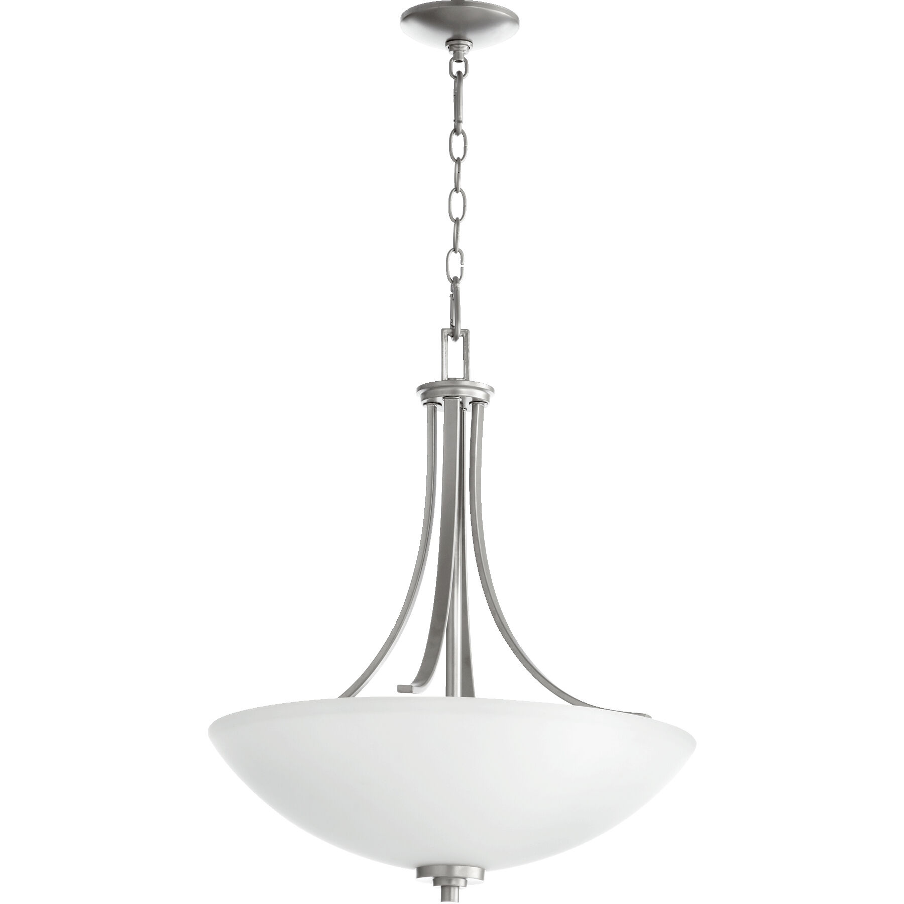 Reyes 4 Light 20 inch Classic Nickel Pendant Ceiling Light