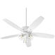 Breeze 52 inch Studio White Ceiling Fan, Quorum Home