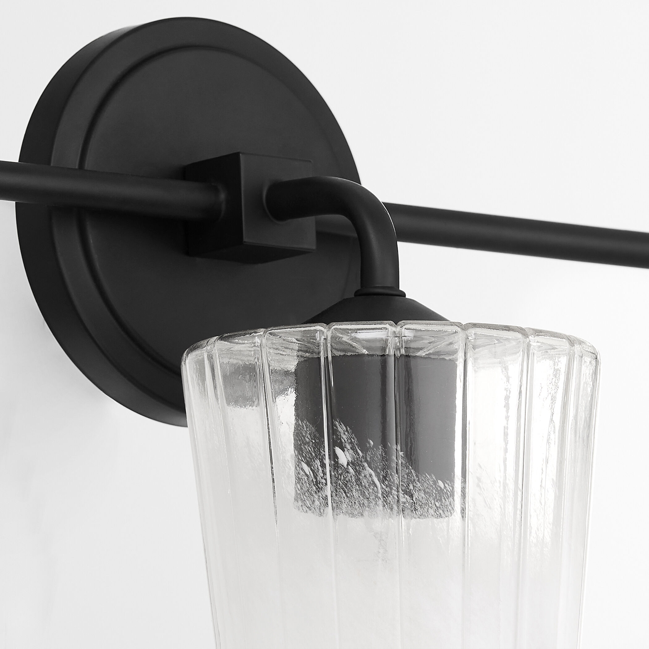 Providence 3 Light 25 inch Matte Black Vanity Light Wall Light