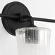 Providence 3 Light 25 inch Matte Black Vanity Light Wall Light