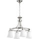 Rossington 4 Light 21 inch Polished Nickel Chandelier Ceiling Light