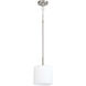 Rutherford 1 Light 10 inch Satin Nickel Pendant Ceiling Light
