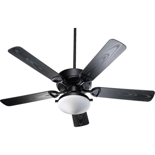 Estate Patio 52 inch Matte Black with Black Blades Outdoor Ceiling Fan
