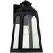 Francis 16.5 inch Matte Black Outdoor Wall Lantern